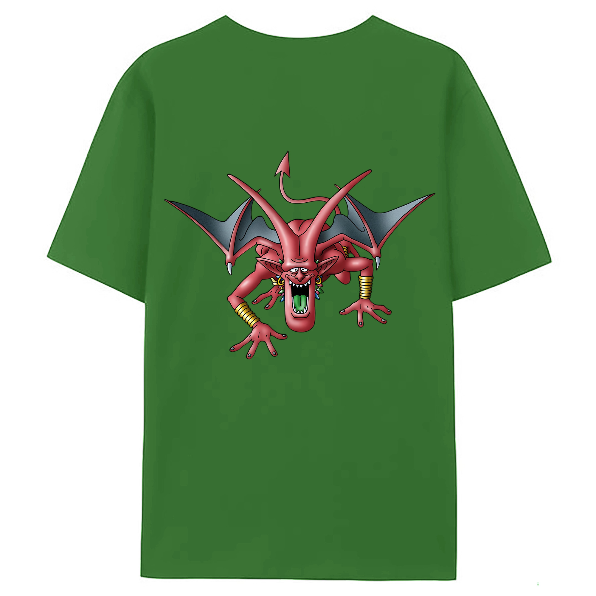 （画像用） ドラゴンクエスト Doragon Kuesuto Dragon Quest レディース半袖Tシャツ(バックプリント)